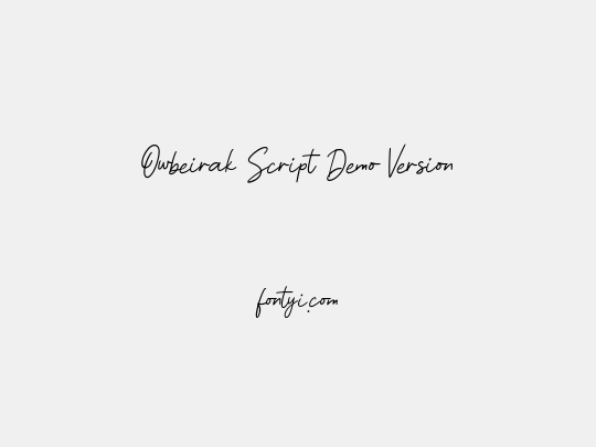Owbeirak Script Demo Version
