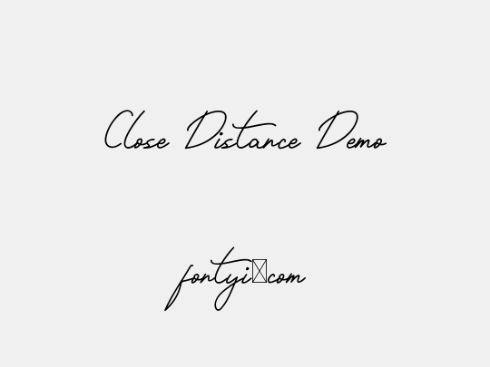 Close Distance Demo