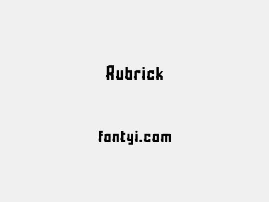 Rubrick