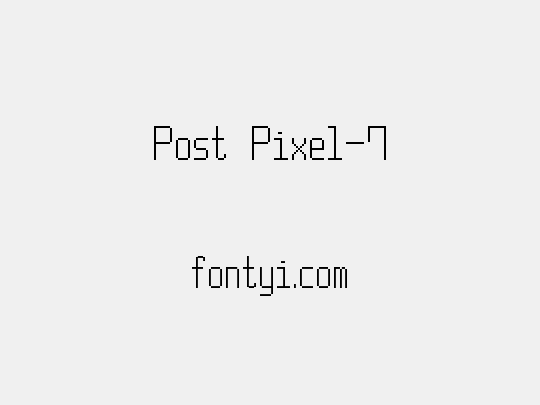 Post Pixel-7