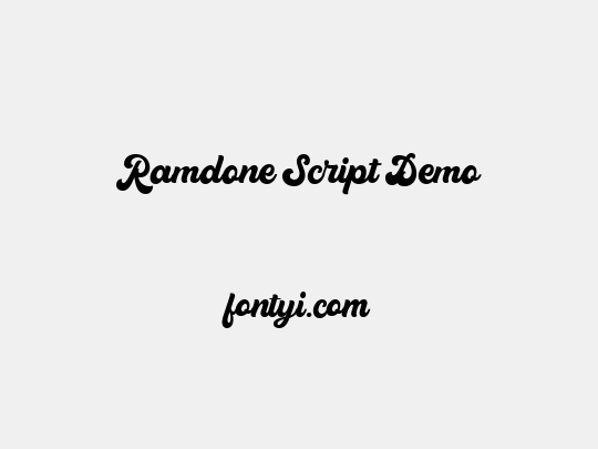 Ramdone Script Demo