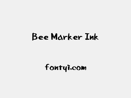 Bee Marker Ink