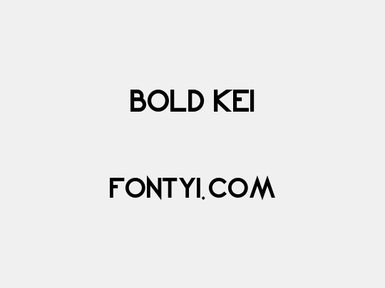 Bold Kei