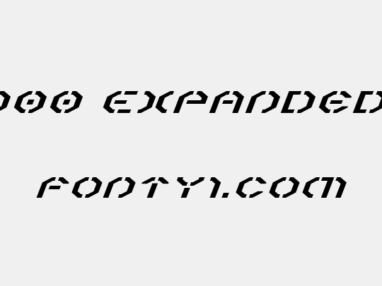 Year 3000 Expanded Italic