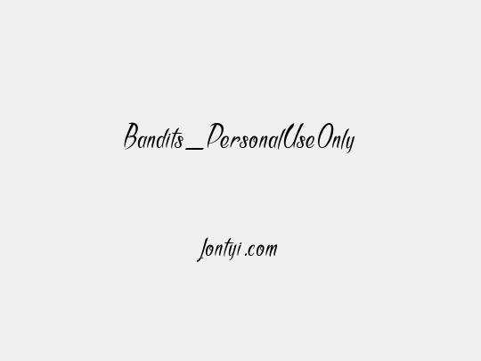 Bandits_PersonalUseOnly