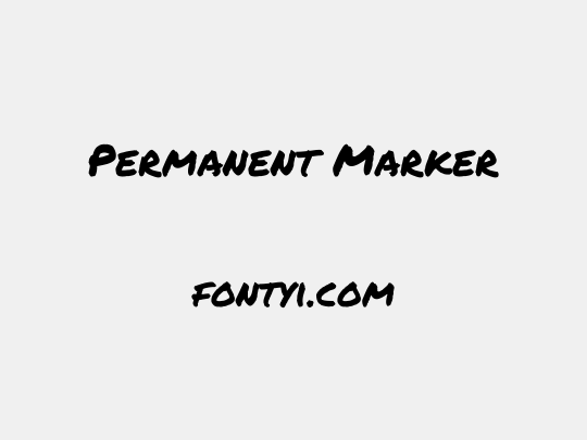 Permanent Marker
