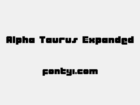 Alpha Taurus Expanded