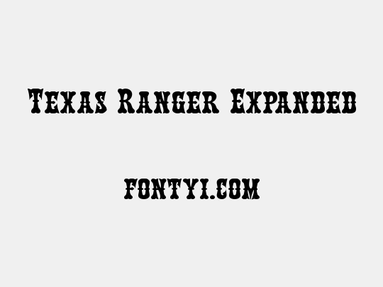 Texas Ranger Expanded