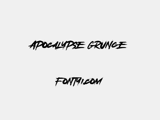 Apocalypse Grunge