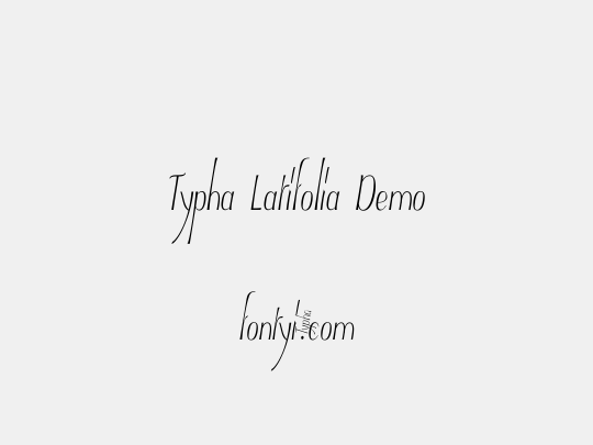 Typha Latifolia Demo