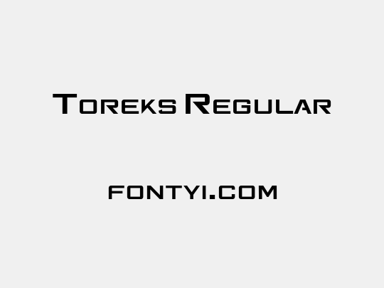 Toreks Regular