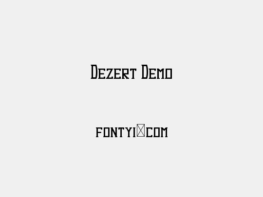 Dezert Demo