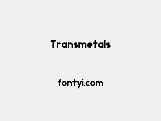 Transmetals