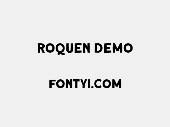 Roquen DEMO