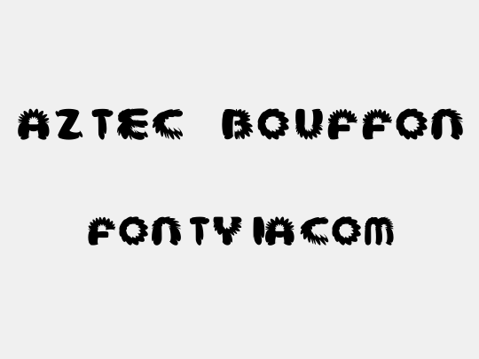 aztec bouffon