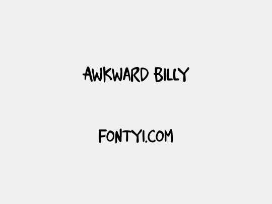 Awkward Billy