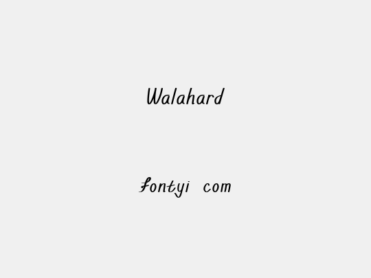 Walahard