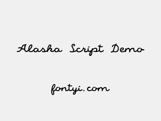 Alaska Script Demo