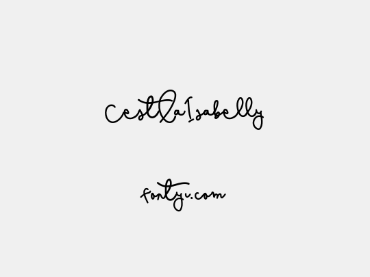 CestLaIsabelly