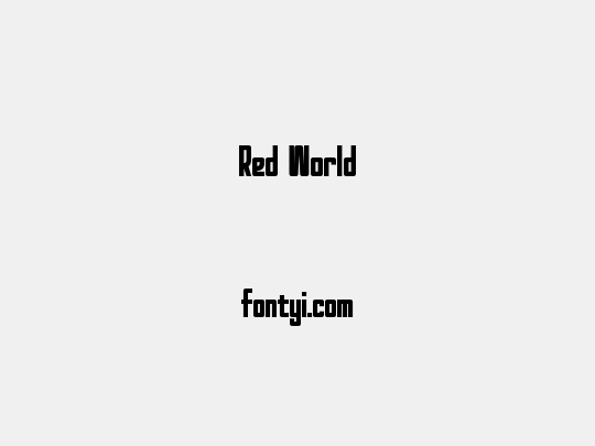 Red World