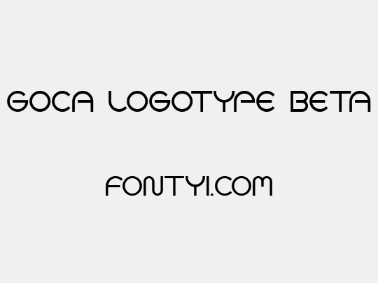 Goca logotype beta