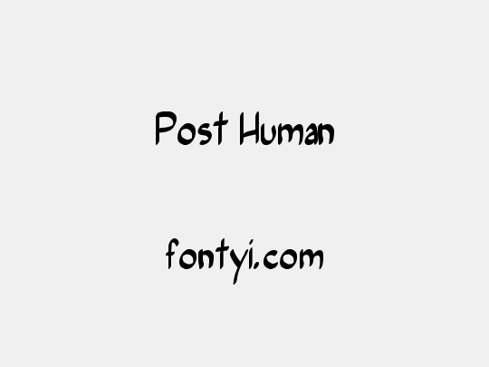 Post Human