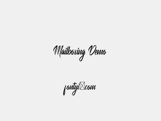 Mailboxing Demo