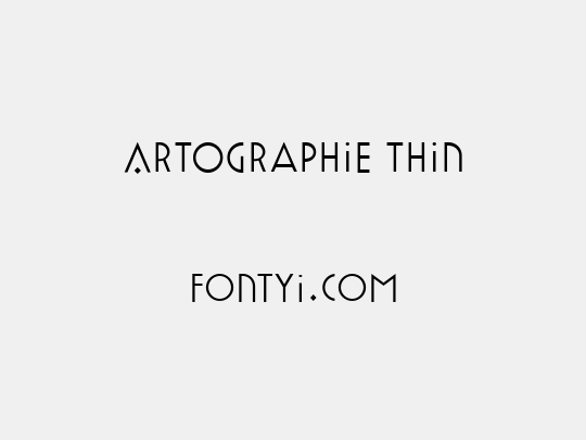Artographie Thin