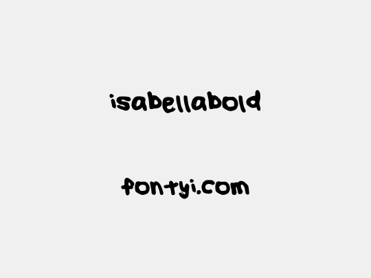 isabellabold