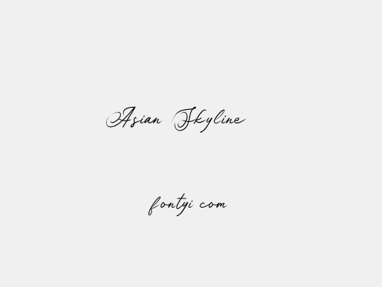 Asian Skyline DEMO