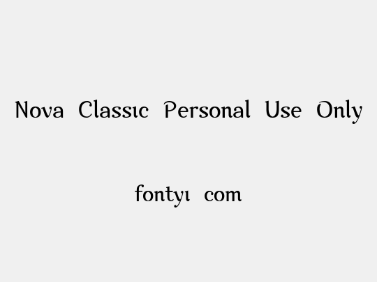Nova-Classic-Personal-Use-Only
