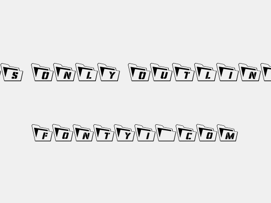 Eyes Only Outline 3D