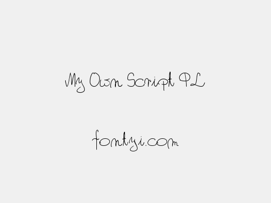 My Own Script PL