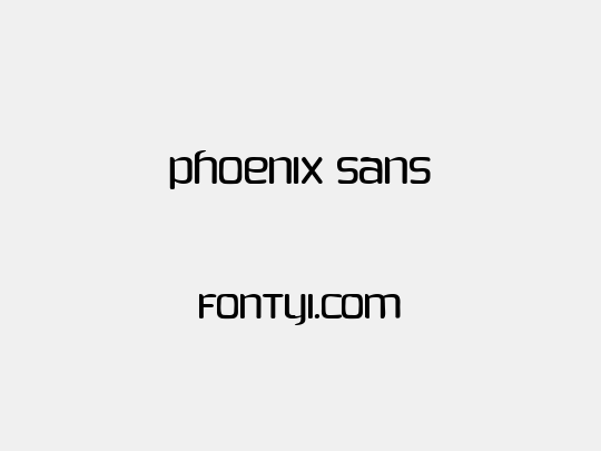 Phoenix Sans