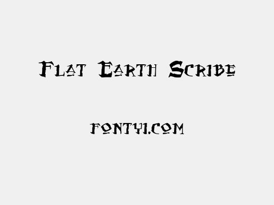 Flat Earth Scribe