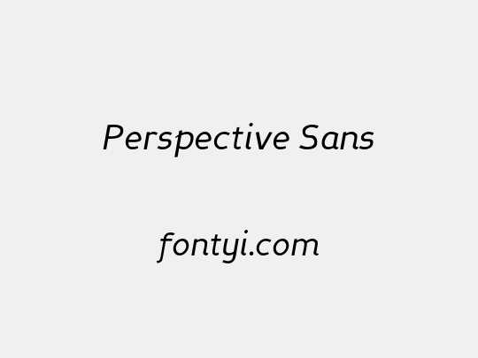Perspective Sans