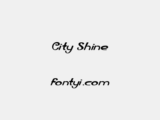 City Shine