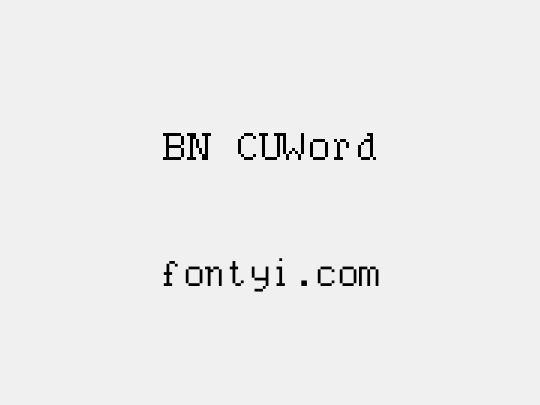 BN CUWord