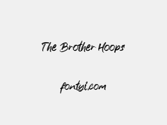 The Brother Hoops