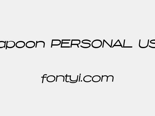 Capoon PERSONAL USE