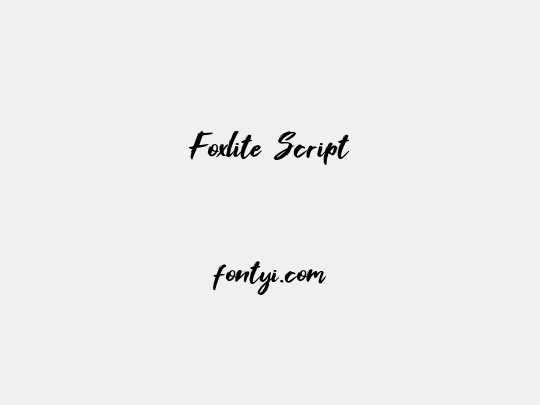 Foxlite Script
