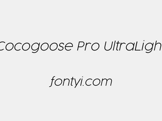 Cocogoose Pro UltraLight