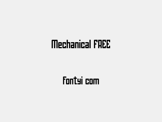 Mechanical FREE