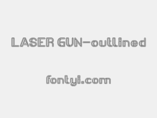 LASER GUN-outlined
