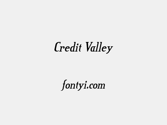 Credit Valley