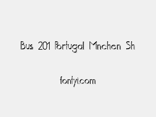 Bus 201 Portugal Mnchen Sh