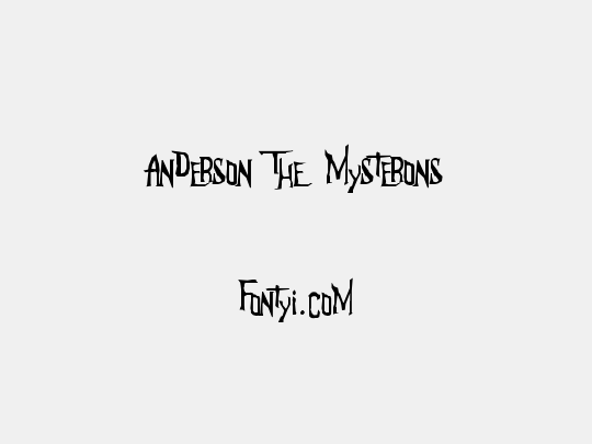 Anderson The Mysterons