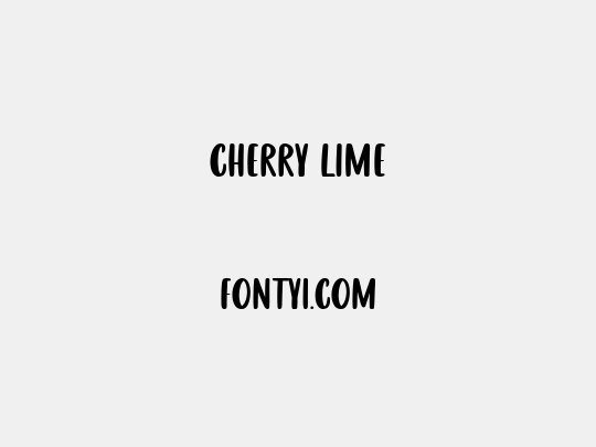 CHERRY LIME