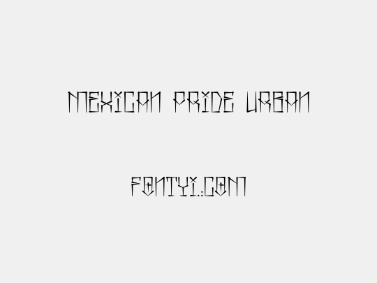 Mexican Pride Urban