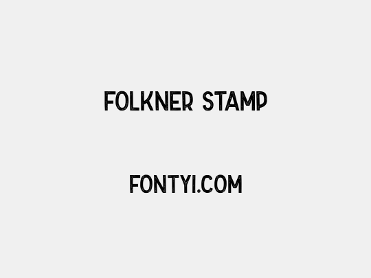 Folkner Stamp